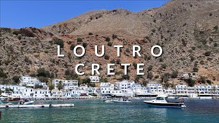 LOUTRO Crete Greece Walking Tour [upl. by Latham764]