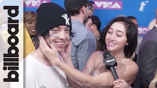 Noah Cyrus amp Lil Xan On Their Relationship amp New Song quotLive Or Diequot  MTV VMAs 2018 [upl. by Nachison726]