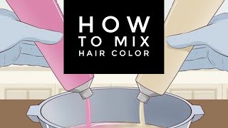 How to Mix Hair Color [upl. by Yci]