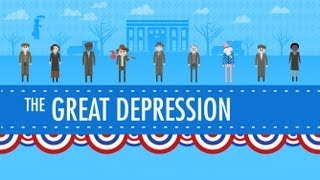 The Great Depression Crash Course US History 33 [upl. by Inafetse743]