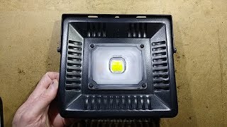 Inside a superslim 50W LED floodlight [upl. by Ycart]