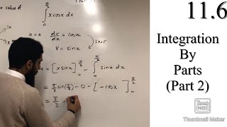 Edexcel A level Maths 116 Integration By Parts Part 2 [upl. by Eanej]