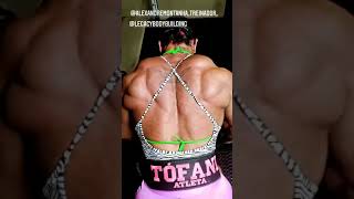 FBB Raquel Tofani flexing shredded back [upl. by Aevin]