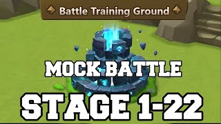 MOCK BATTLE STAGE 122  Summoners War [upl. by Annazus]