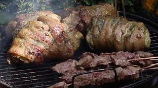 Barbecue Boeuf porc poulet [upl. by Dewey528]