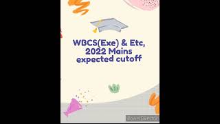 WBCS 2022 Mains cutoff  expected  wbcs [upl. by Ecirad]