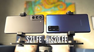 Samsung S21 FE vs S20 FE 5G Full Comparison Review [upl. by Atileda615]