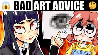 ART TIPS THAT ACTUALLY MAKE YOU WORSE [upl. by Enegue]