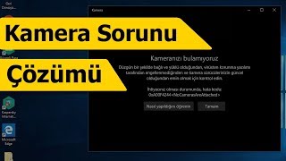 Bilgisayar Kamerasını Etkinleştirme  Kamera Bulunamadı Hatası Çözümü [upl. by Berkly]