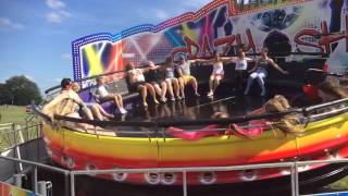 Tagada funfair ride at Newport Pagnell Carnival 2015 [upl. by Aihsikal910]