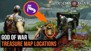 God of War How To Find amp Solve All Treasure Map Locations [upl. by Eitten551]