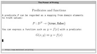 Prolog Predicates [upl. by Abbot]