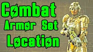 Fallout 4 How to get Full Combat Armor READ DESCRIPTION Location Guide [upl. by Prem253]