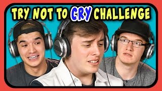 YOUTUBERS REACT TO TRY NOT TO CRY CHALLENGE [upl. by Langelo]