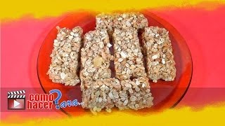 Cómo hacer Barritas de Cereal Caseras [upl. by Kapor]