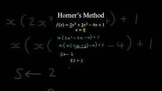 Horners Method  Discrete Mathematics [upl. by Gnim779]