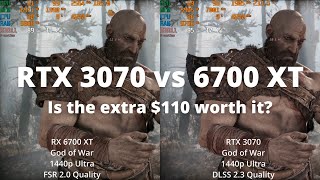 RTX 3070 vs RX 6700 XT The Ultimate Comparison [upl. by Marlowe]