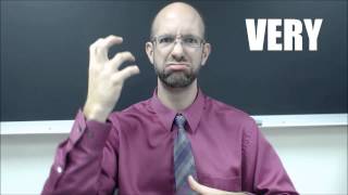 VERY  ASL  American Sign Language [upl. by Ariaet]