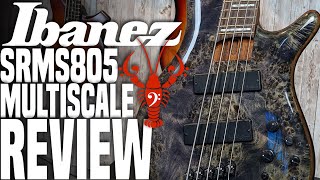 Ibanez SRMS805 SoundGear Multiscale  Has the EHB made the SRMS Obselete  LowEndLobster Review [upl. by Holey895]