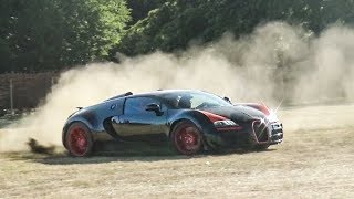 Bugatti Veyron WRC RALLY STAGE CRAZY DRIFTING AND 0150 mph LAUNCH [upl. by Yand]