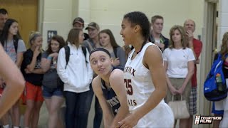 Paige Bueckers Taking On Future College Teammate Azzi Fudd Back In AAU [upl. by Refinnej]