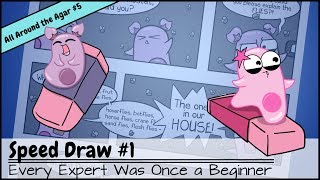 Speed Draw 1 Every Expert was Once a Beginner [upl. by Athenian17]