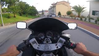 Test ride  Kawasaki ZZR 600 92 [upl. by Ralaigh]