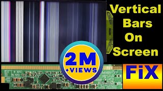 How to fix vertical bars on LED TV [upl. by Bob831]