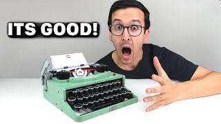 BUY ONE RIGHT NOW  LEGO IDEAS 21327 TYPEWRITER REVIEW [upl. by Niasuh]