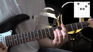 Daft Punk  Fragments of time guitar chords tutorial [upl. by Olsewski]