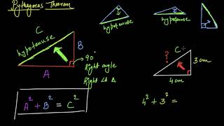 Intro to the Pythagoras theorem Hindi  Class 7 India  Khan Academy [upl. by Dysart476]