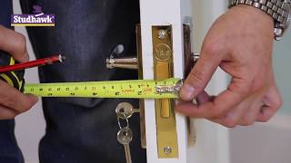 How to install a Mortise Mortice Lock and handles [upl. by Dorcia]