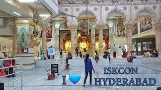 Inside the Beautiful ISKCON Temple at Abids Hyderabad  Temple Tour ISKCONHyderabadAbids [upl. by Tanner]