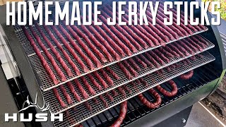 HOW TO MAKE VENISON SNACK STICKS  DEER JERKY RECIPE [upl. by Arihay]