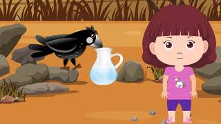 Ang Uwak at ang Pitsel  The Crow and the Pitcher  Kwentong Pambata  Childrens Bedtime Story [upl. by Heindrick]