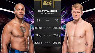 Ciryl Gane vs Alexander Volkov Full Fight  UFC 310 Night [upl. by Cave]