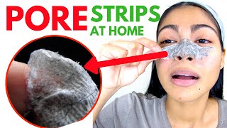 DIY Blackhead Strips that ACTUALLY WORK [upl. by Dulla]