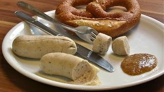 WeißwurstWeißwürste richtig zubereitenWeißwurst richtig essen [upl. by Chappie304]