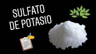 ✍️Como preparo SULFATO de potasio para mí ACUARIO plantado 🌿 [upl. by Macpherson154]