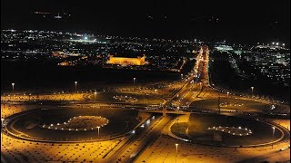 Saudi ArabiaJubail city night tour [upl. by Eitsirc]