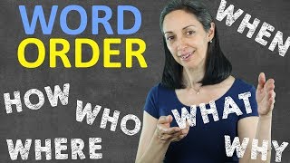 Word Order  Statements  English Grammar Lesson  B1Intermediate [upl. by Eilyr]