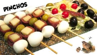 Pinchos de huevos de codorniz [upl. by Elberta]