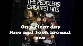 THE PEDDLERS  ON A CLEAR DAY YOU CAN SEE FOREVER  LYRICS  VINYL 1982  ORIG SONG RELEASE 1968 [upl. by Agem]