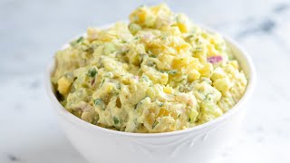 Easy Creamy Potato Salad Recipe [upl. by Anevad325]