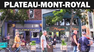 Montreals Most Famous Neighborhood  Le PlateauMontRoyal 2020 [upl. by Atnima]