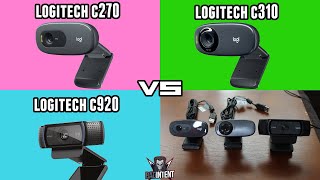 Logitech C270 vs C310 vs C920 Review and Comparison [upl. by Myrtice]