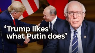 Bernie Sanders on Trump’s alignment with Russia [upl. by Shih541]