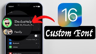 Get Custom System Font on iPhone [upl. by Bywoods510]