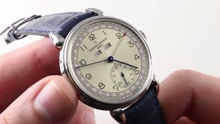 Vacheron Constantin Historiques Triple Calendrier 1942 3110V000AB425 Luxury Watch Review [upl. by Anilek]