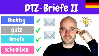 DTZ  Telc B1 Briefe schreiben  Bewerbung  A2 B1  Learn German  Deutsch lernen  Teil 2 [upl. by Fredrika716]